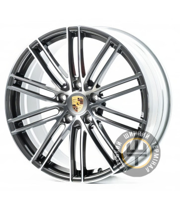 Replica PR202 10.5x20 5x130 ET47 DIA71.56 Серый, полированные спицы и обод