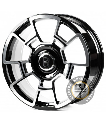 Replica FORGED RR1031 9x21 5x112 ET23 DIA66.6 Machine black