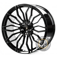 Replica FORGED LAMB3604 10x23 5x130 ET22 DIA71.5 Gloss Black (Черный глянец)