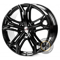 Replica MAS602 10.5x21 5x114.3 ET53 DIA67.1 Gloss Black (Черный глянец)
