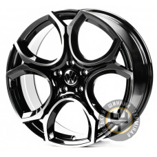 Replica VV3439 8x19 5x112 ET40 DIA57.1 Machine black