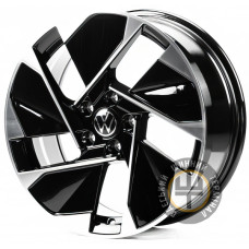 Replica VV3342 7.5x18 5x112 ET50 DIA57.1 Machine black