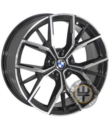 ZF FBX081 8x18 5x112 ET30 DIA66.6 Черный с алмазной механической обработкой лицевой поверхности