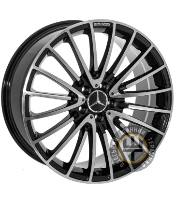 ZF FBX122 8.5x19 5x112 ET40 DIA66.6 Черный с алмазной механической обработкой лицевой поверхности