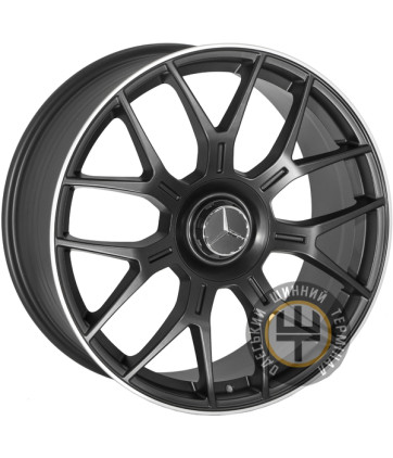 ZF FBX184 9.5x20 5x112 ET43 DIA66.6 SATIN_BLACK_MILLING_FORGED