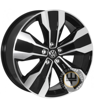 ZF FBX432 7x19 5x112 ET42 DIA57.1 Черный с алмазной механической обработкой лицевой поверхности