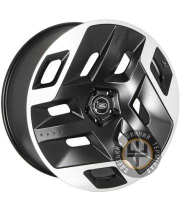 ZF JT252 9.5x23 5x120 ET42.5 DIA72.6 Matt Black Machine Face (Черный матовый с полировкой)