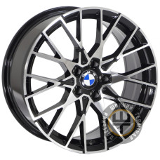 ZF REW035 8x18 5x112 ET30 DIA66.6 Черный с алмазной механической обработкой лицевой поверхности