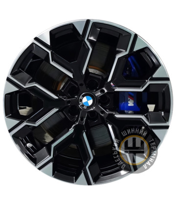 Replica B3430 9x20 5x112 ET24 DIA66.5 Machine black