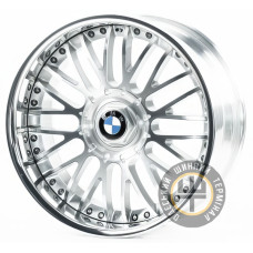 WS FORGED WS-101C 10x18 5x120 ET10 DIA72.5 Silver Machine Lip Polished