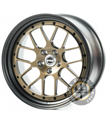 WS FORGED WS-084C 10x19 5x112 ET15 DIA66.5 SATIN_BRONZE_LIP_BLACK