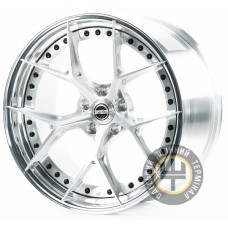 WS FORGED WS-082C 9.5x19 5x112 ET15 DIA66.5 Silver lip polish