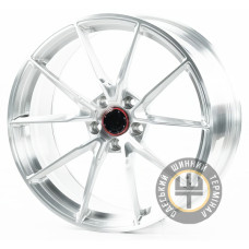 WS FORGED WS-016M 9x19 5x112 ET25 DIA66.5 Brushed Matte Silver