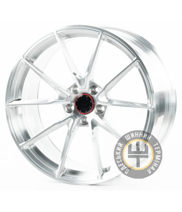 WS FORGED WS-016M 9x19 5x112 ET25 DIA66.5 Brushed Matte Silver