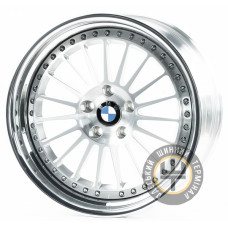 WS FORGED WS-100C 10x19 5x120 ET10 DIA72.5 Silver lip polish