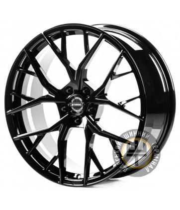 WS FORGED WS-107C 8x20 5x112 ET22 DIA66.5 Gloss Black (Черный глянец)