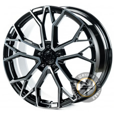 WS FORGED WS-070C 8.5x20 5x112 ET46 DIA57.1 Gloss black with dark machined face