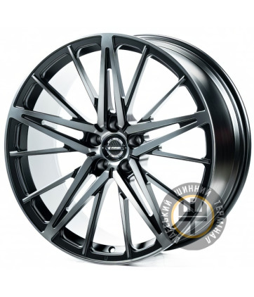 WS FORGED WS-094C 10x21 5x112 ET30 DIA66.5 Satin black with machined face