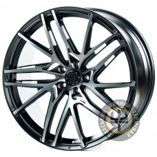 WS FORGED WS-063C 9x21 5x112 ET30 DIA66.5 Satin black with machined face
