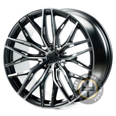 WS FORGED WS-074C 10.5x21 5x112 ET31 DIA66.5 Satin black with machined face