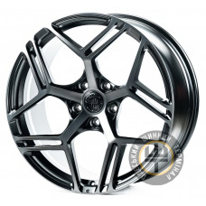 WS FORGED WS-060C 10x21 5x130 ET39 DIA66.5 Satin black with machined face