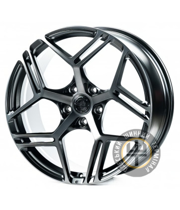 WS FORGED WS-060C 10x21 5x130 ET39 DIA66.5 Satin black with machined face