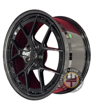 WS FORGED WS-062C 11.5x21 5x130 ET60 DIA71.5 GLOSS_BLACK_LIP_CARBON