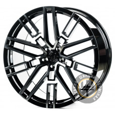 WS FORGED WS-078C 10x22 5x112 ET30 DIA66.5 Gloss Black Dark Machied Fece