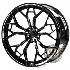 WS FORGED WS-072C 10.5x22 5x112 ET43 DIA66.5 Черный с полированным ободом