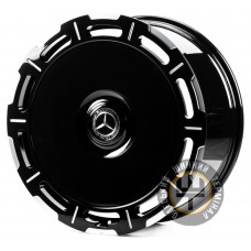 WS FORGED WS-MR101 10x22 5x112 ET45 DIA66.45 Gloss Black W/Milled Spoker