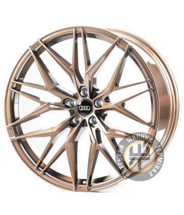 WS FORGED WS-A004C 10x22 5x112 ET26 DIA66.5 Gloss Black Machined Face (Черный глянцевый полированное лицо)