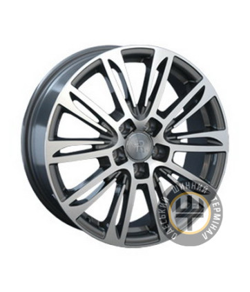 Replay Audi (A49) 9x20 5x112 ET45 DIA57.1 Gun metal full polish (Темно-серый с полированным ободом)