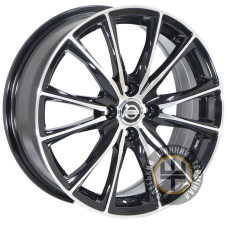 Zorat Wheels ZW-4430 6.5x17 4x100 ET45 DIA60.1 Black polished (Черный с полированной лицевой частью)