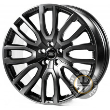 Replica FORGED LR6 9.5x22 5x120 ET38 DIA72.4 Satin black with machined face