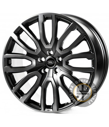 Replica FORGED LR6 9.5x22 5x120 ET38 DIA72.4 Satin black with machined face