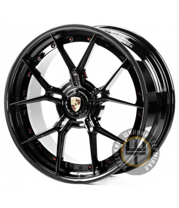WS FORGED WS-PR10C 9.5x21 5x130 ET38 DIA71.5 GLOSS_BLACK_LIP_CARBON