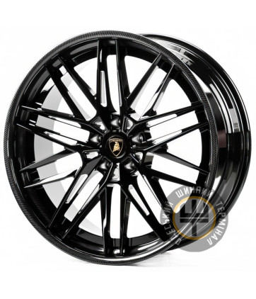 WS FORGED WS-LAMB4 10x23 5x130 ET10 DIA71.5 GLOSS_BLACK_LIP_CARBON