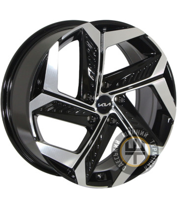 Zorat Wheels ZW-BKY1224 7.5x18 5x114.3 ET51 DIA67.1 Black polished (Черный с полированной лицевой частью)