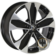 Zorat Wheels ZW-BK1393 6.5x16 5x114.3 ET38 DIA67.1 Black polished (Черный с полированной лицевой частью)