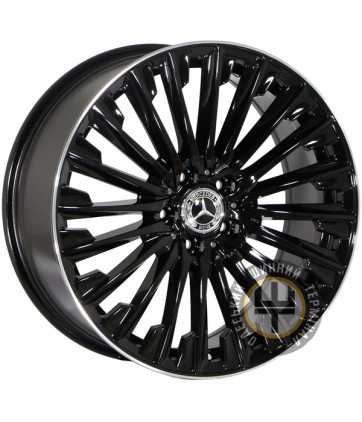 Zorat Wheels ZW-BK3S1348 8x19 5x112 ET42 DIA66.6 Черный, полностью глянцевый