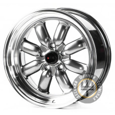 CAST WHEELS CW0001 8x17 5x114.3 ET33 DIA73.1  Насыщенный черный с зеркально полированным ободом
