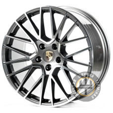 Replica PR09 11x21 5x130 ET58 DIA71.6 Серый, полированные спицы и обод