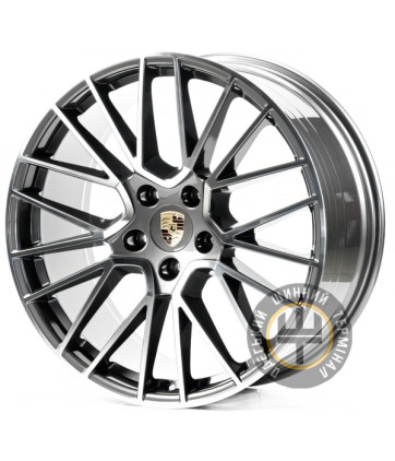 Replica PR09 11x21 5x130 ET58 DIA71.6 Серый, полированные спицы и обод