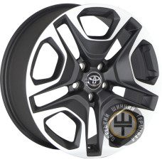 ZF TL0072 7.5x19 5x114.3 ET40 DIA60.1 Metall Cutting Black (Матовый черный с полировкой)
