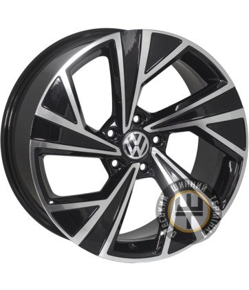 ZF TL5301 8x18 5x112 ET44 DIA57.1 Черный с алмазной механической обработкой лицевой поверхности