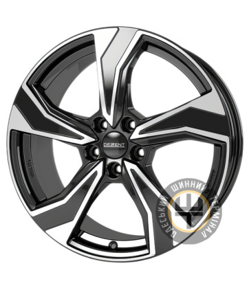 Dezent KB  8x18 5x108 ET55 DIA63.4 Black polished (Черный с полированной лицевой частью)