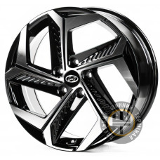 Replica HND3345 7.5x18 5x114.3 ET45 DIA67.1 Черный с алмазной механической обработкой лицевой поверхности