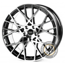 Replica A3416 8.5x19 5x112 ET35 DIA66.5 Черный с алмазной механической обработкой лицевой поверхности