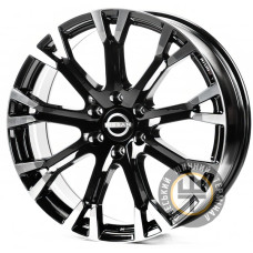 Replica NS3269 8x22 6x139.7 ET30 DIA78.1 Черный с алмазной механической обработкой лицевой поверхности