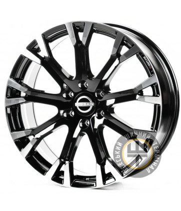 Replica NS3269 8x22 6x139.7 ET30 DIA78.1 Черный с алмазной механической обработкой лицевой поверхности